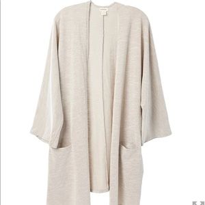 DONNI Rib Sweater Coat